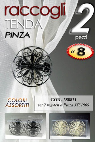 Set raccogli tende pinza - 2, a